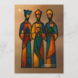 Abstracte Drie Wijzen Kaart