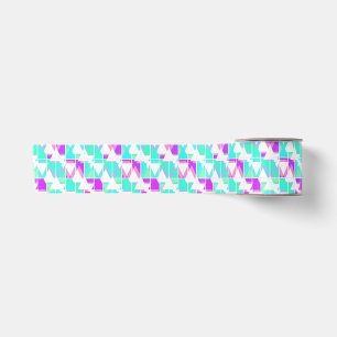 Abstracte driehoeken geometrisch modern patroon lint