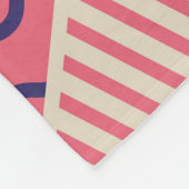 Abstracte driehoeken: geometrische achtergrond fleece deken (Hoek)