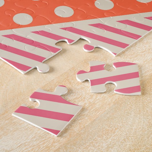 Abstracte driehoeken: geometrische achtergrond legpuzzel (Zijkant)