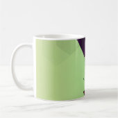 Abstracte driehoeken koffiemok (Links)