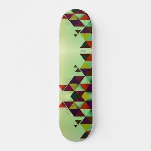 Abstracte Driehoeken Skateboard (Voorkant)