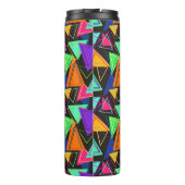 Abstracte driehoeken thermosbeker (Achterkant)