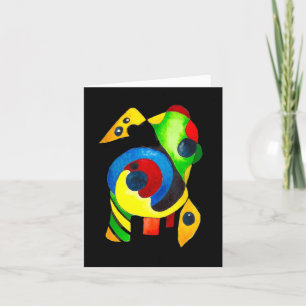 Abstracte dromen gefeliciteerd kaart