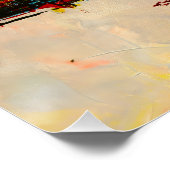 Abstracte droomkunst perfect poster (Hoek)
