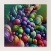 Abstracte Druiven Legpuzzel (Horizontaal)