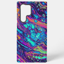 Abstracte druppel regenboog Samsung hoesje
