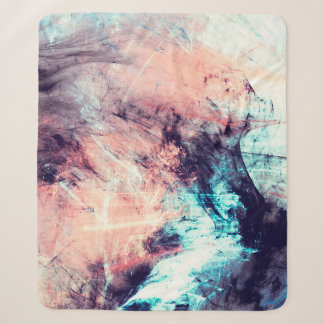 Abstracte dynamische kleurenachtergrond met verlic sherpa deken