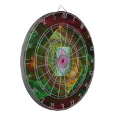 Abstracte dynamische verbindingen dartbord (Voorkant Links)