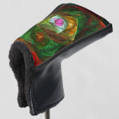 Abstracte dynamische verbindingen golfheadcover (3/4 voorkant)
