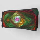 Abstracte dynamische verbindingen golfheadcover (Voorkant)