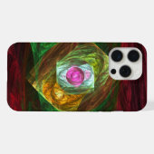 Abstracte dynamische verbindingen iPhone hoesje (Achterkant horizontaal)