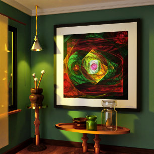 Abstracte dynamische verbindingen poster