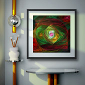 Abstracte dynamische verbindingen poster