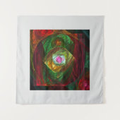 Abstracte dynamische verbindingen wandkleed (Voorkant (horizontaal))