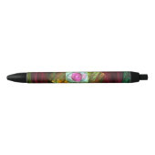Abstracte dynamische verbindingen zwarte inkt pen (Voorkant)