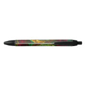 Abstracte dynamische verbindingen zwarte inkt pen (Achterkant)