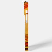 Abstracte Earth Tone Swirl Art Print Case-Mate iPhone Case (Achterkant / Links)