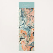 Abstracte Ebru Yogamat (Voorkant)