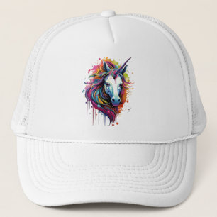 Abstracte Eenhoorn Splash Trucker Pet