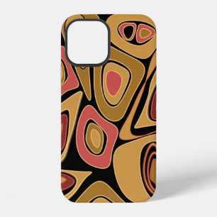 Abstracte, eenvoudige, naadloze textuurpatroonafdr iPhone 12 hoesje