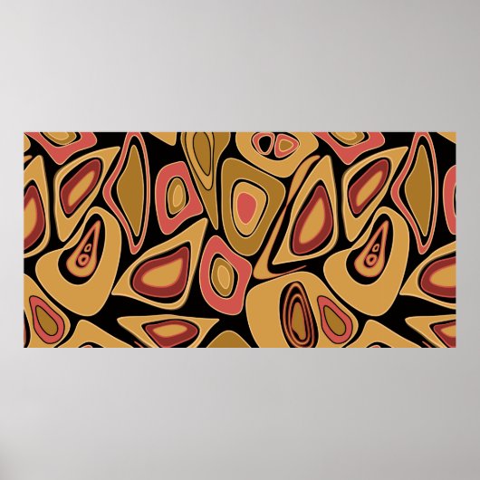 Abstracte, eenvoudige, naadloze textuurpatroonafdr poster (Voorkant)