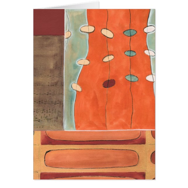 Abstracte eierparade door Erica J Vess (Voorkant)