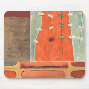 Abstracte eierparade door Erica J Vess Muismat