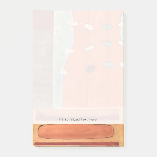 Abstracte eierparade door Erica J Vess Post-it® Notes (Voorkant)