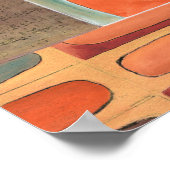 Abstracte eierparade door Erica J Vess Poster (Hoek)