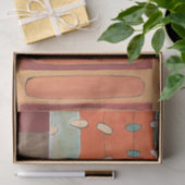 Abstracte eierparade door Erica J Vess Tissuepapier (Geschenk)