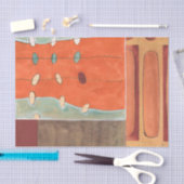 Abstracte eierparade door Erica J Vess Tissuepapier (Craft)