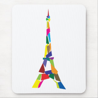 Abstracte Eiffel Tower, Frankrijk, Parijs Muismat