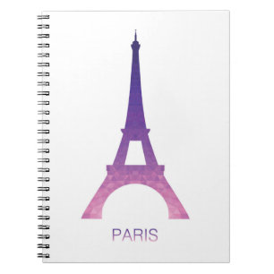 Abstracte Eiffeltoren Notitieboek