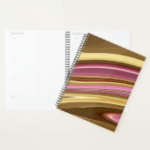 Abstracte elegant retro digital liquid marmer planner (Display)