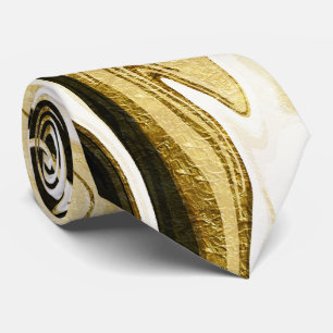 Abstracte elegant retro digital liquid marmer stropdas