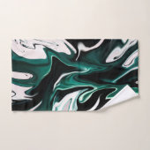 Abstracte elegant vloeibare marmer stromingstextuu bad handdoek (Handdoek)