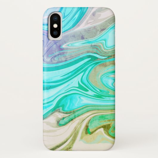 Abstracte elegant vloeibare marmer stromingstextuu Case-Mate iPhone case (Achterkant)