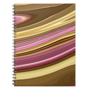 Abstracte elegant vloeibare marmer stromingstextuu notitieboek