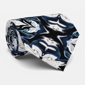 Abstracte elegant vloeibare marmer stromingstextuu stropdas (Opgerold)