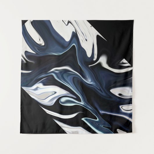 Abstracte elegant vloeibare marmer stromingstextuu wandkleed (Voorkant)