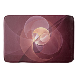Abstracte Elegante Moderne Wijnrode Fractal Art Badmat