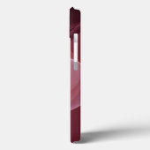 Abstracte Elegante Moderne Wijnrode Fractal Art Case-Mate iPhone Case (Achterkant / Links)