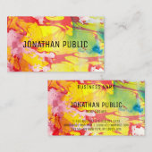 Abstracte elegante Sjabloon Professional Modern Visitekaartje (Voorkant / Achterkant)