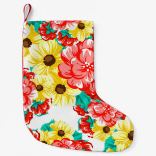 Abstracte elegantie naadloos patroon met florale b kleine kerstsok