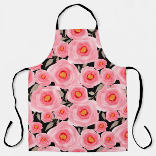 Abstracte elegantie naadloos patroon met roze vloe schort