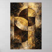 Abstracte Elegantie Poster (Voorkant)