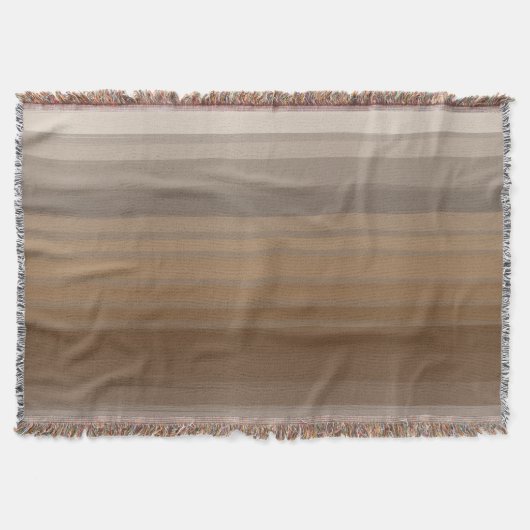 Abstracte elegantie - Tons Bruns-verloop Deken (Voorkant)