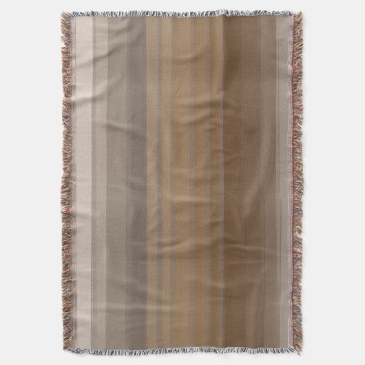 Abstracte elegantie - Tons Bruns-verloop Deken (Voorkant Verticaal)