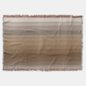 Abstracte elegantie - Tons Bruns-verloop Deken (Voorkant)